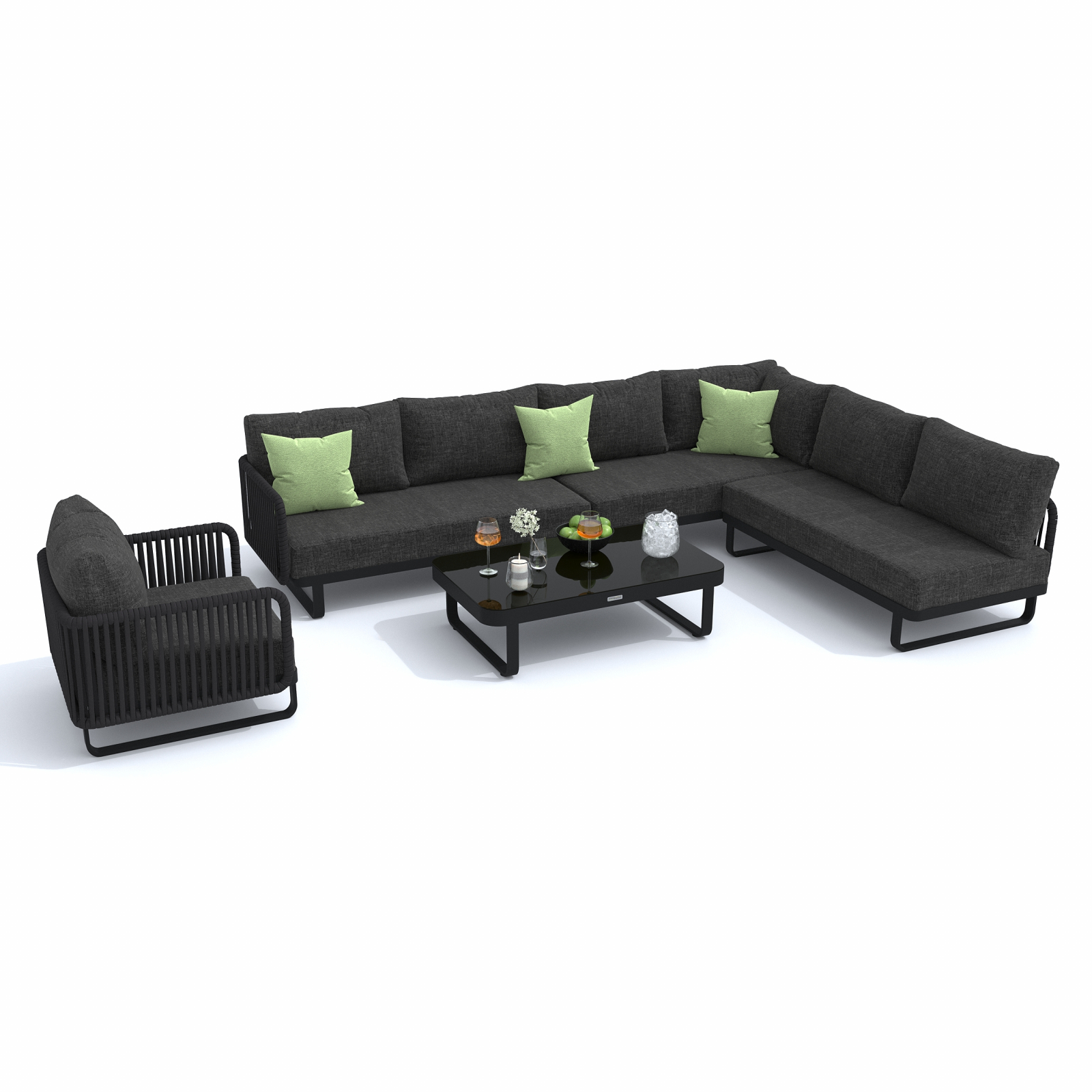 5597.0x1600 Kypit laynj-zony BELLISA modylnaya marengo karkas karbon v Tumeni | Ideal Patio Laynj zona yglovaya BELLISA modylnaya marengo, Laynj zona Лаунж зона угловая БЕЛЛИСА модульная маренго