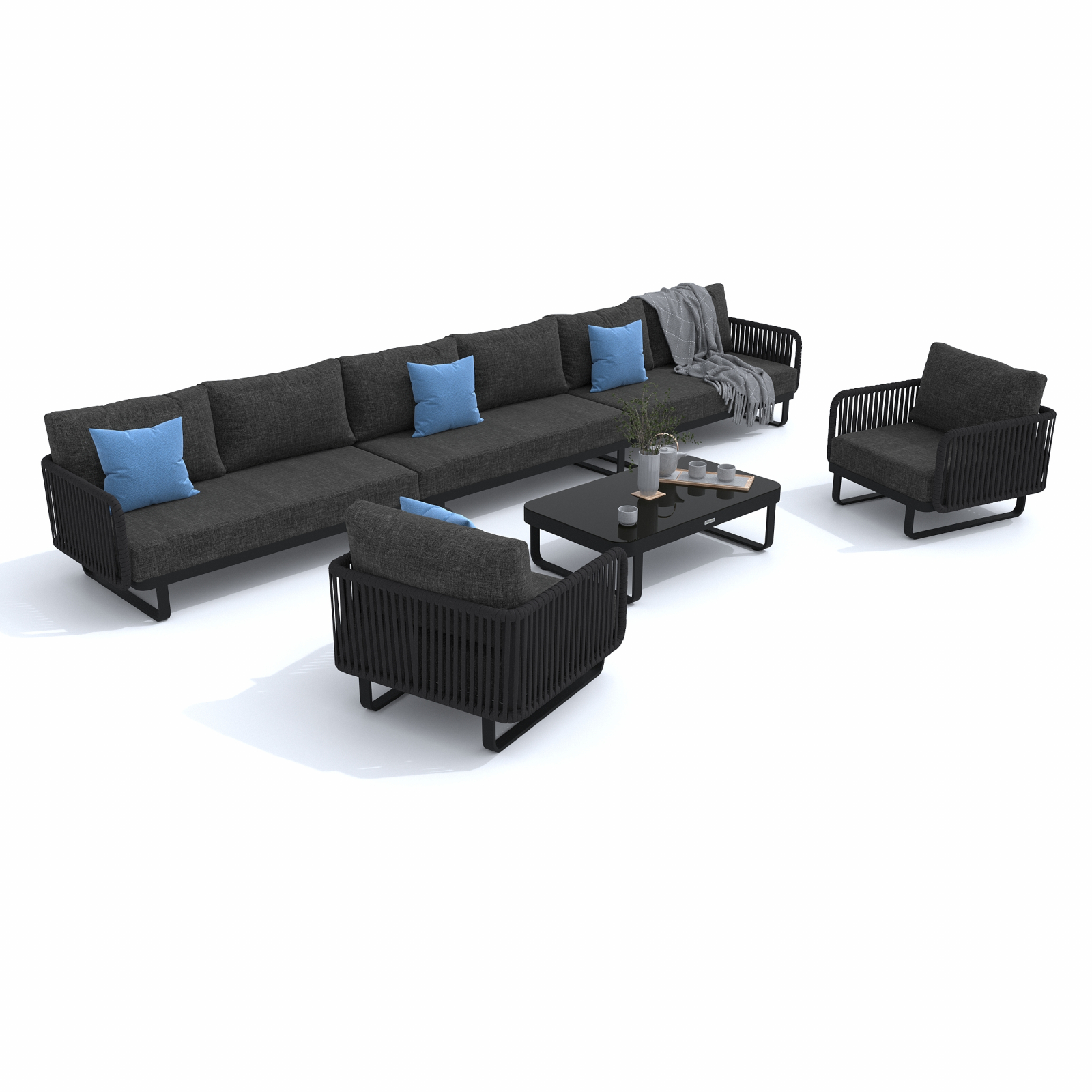 5612.0x1600 Kypit laynj-zony BELLISA modylnaya marengo karkas karbon v Tumeni | Ideal Patio Laynj zona yglovaya BELLISA modylnaya marengo, Laynj zona Лаунж зона угловая БЕЛЛИСА модульная маренго