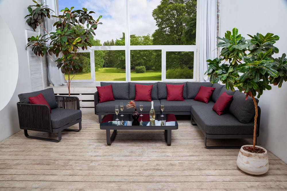 6142.0x1600 Kypit laynj-zony BELLISA modylnaya marengo karkas karbon v Tumeni | Ideal Patio Laynj zona yglovaya BELLISA modylnaya marengo, Laynj zona Лаунж зона угловая БЕЛЛИСА модульная маренго
